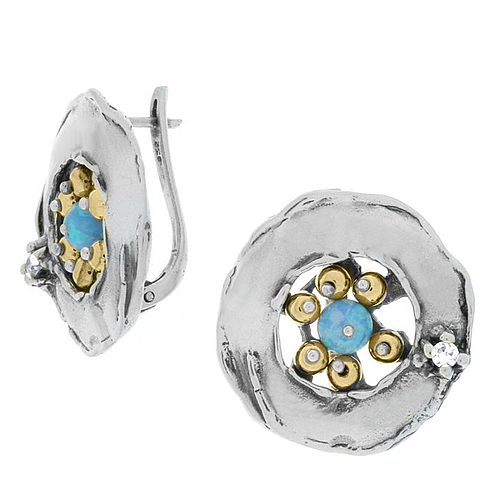 Silver and Gold Earrings