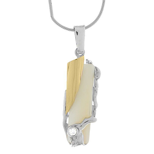 Silver and Gold Pendant
