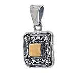 Silver and Gold Pendant