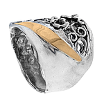 Silver and Gold Ring