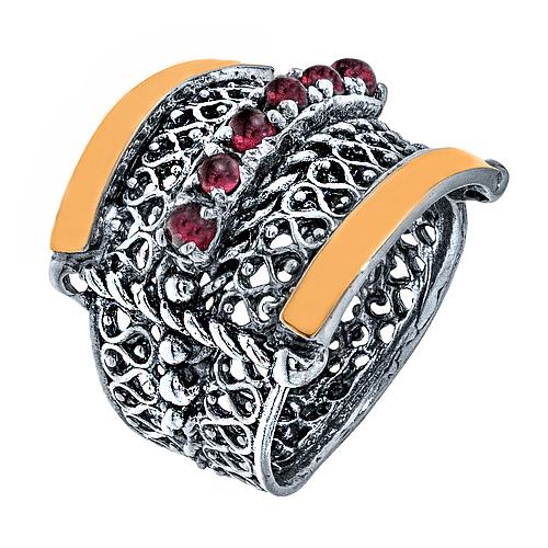 Silver and Gold Ring 