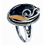 Silver and Gold Ring