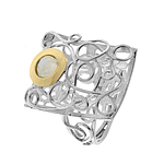 Silver and Gold Ring