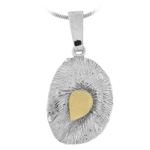 Silver and Gold Pendant