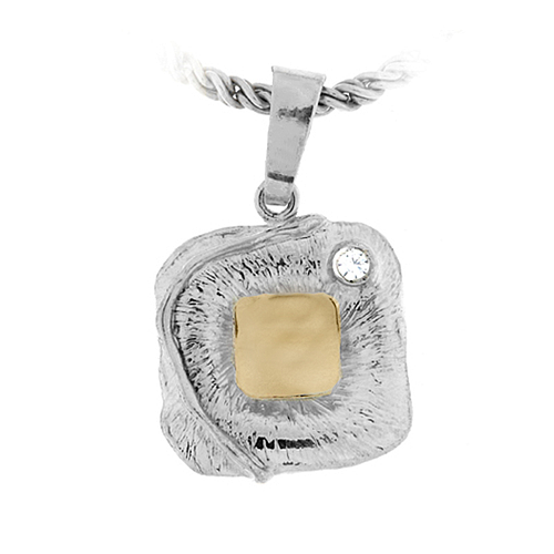 Silver and Gold Pendant