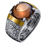 Silver and Gold Ring