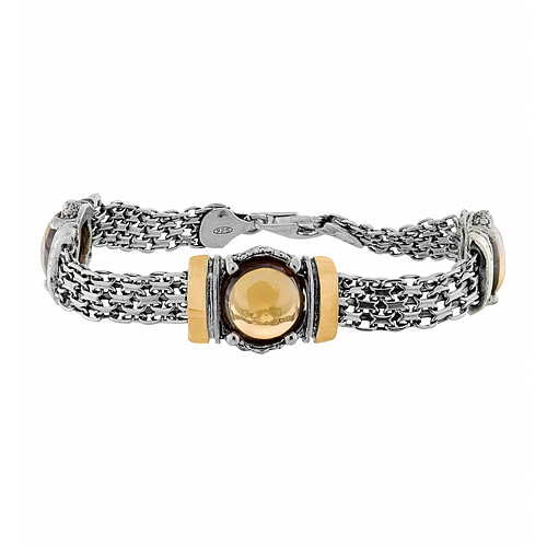 Silver and Gold Bracelet