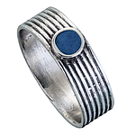 Silver Ring with Enamel