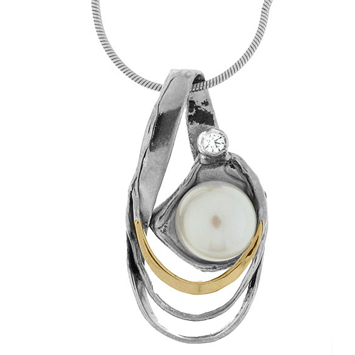 Silver and Gold Pendant