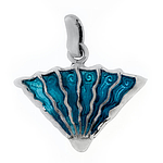 Silver Pendant with Enamel ''Medusa''