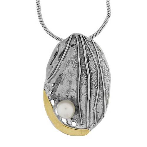 Silver and Gold Pendant