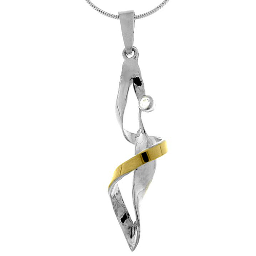 Silver and Gold Pendant