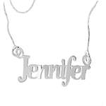 Silver Name Necklace