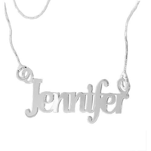 Silver Name Necklace