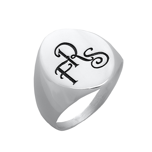 Silver Name Ring