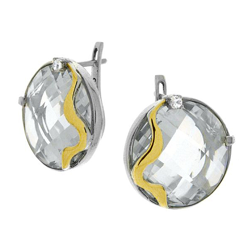 Silver and Gold Earrings