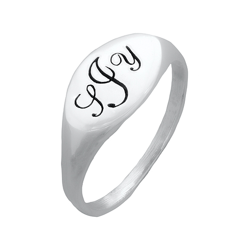 Silver Name Ring 