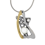 Silver and Gold Pendant