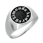 Silver Name Ring