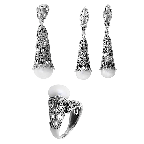 Silver Set "Sea Bell"