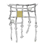 Silver and Gold Pendant