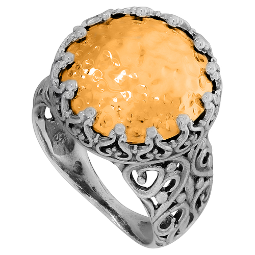 Silver and Gold Ring