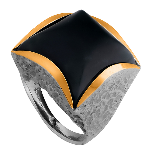 Silver and Gold Ring