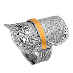 Silver and Gold Ring