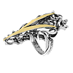 Silver and Gold Ring