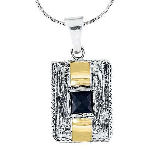 Silver and Gold Pendant