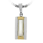 Silver and Gold Pendant