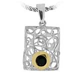 Silver and Gold Pendant