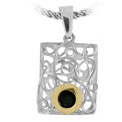 Silver and Gold Pendant