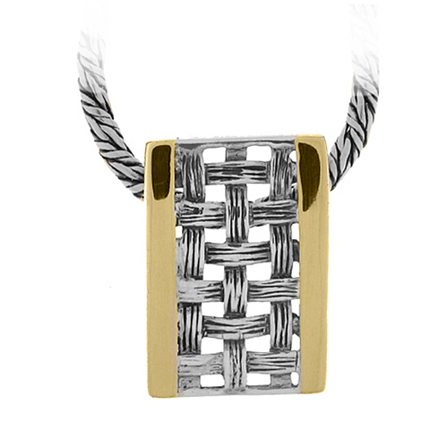 Silver and Gold Pendant