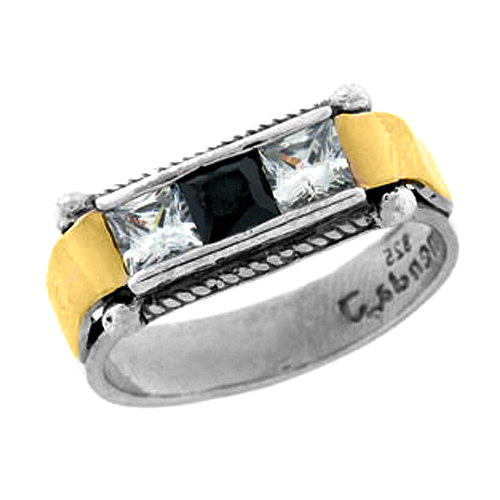 Silver and Gold Ring