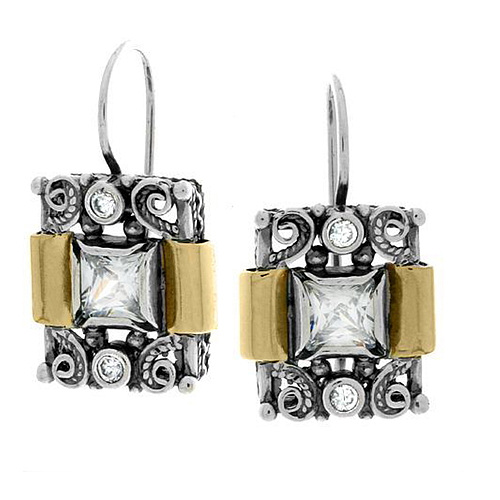 Silver and Gold Earrings