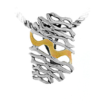 Silver and Gold Pendant