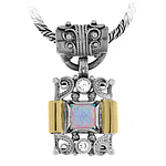 Silver and Gold Pendant