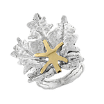 Silver and Gold Ring