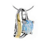 Silver and Gold Pendant