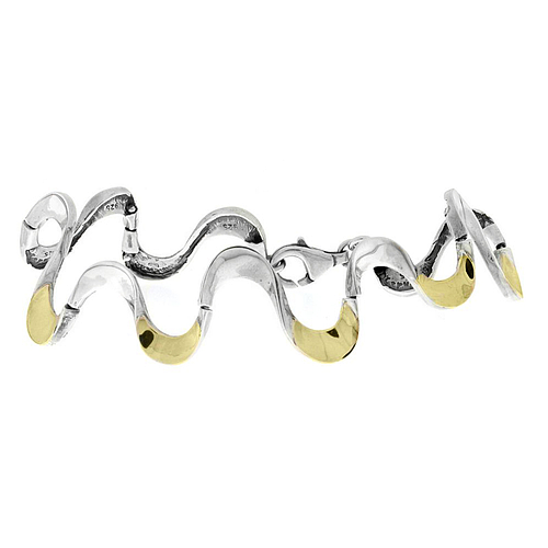 Silver and Gold Bracelet