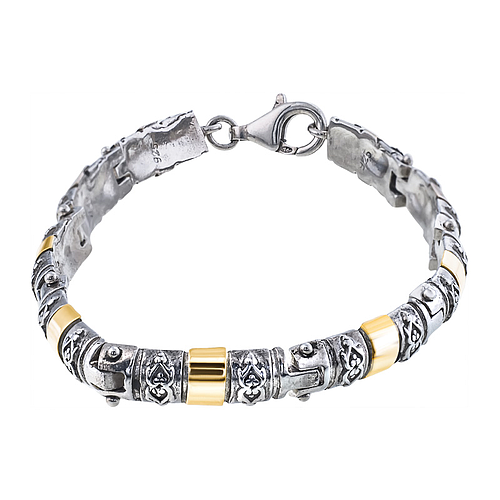 Silver and Gold Bracelet