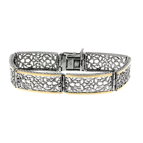 Silver and Gold Bracelet