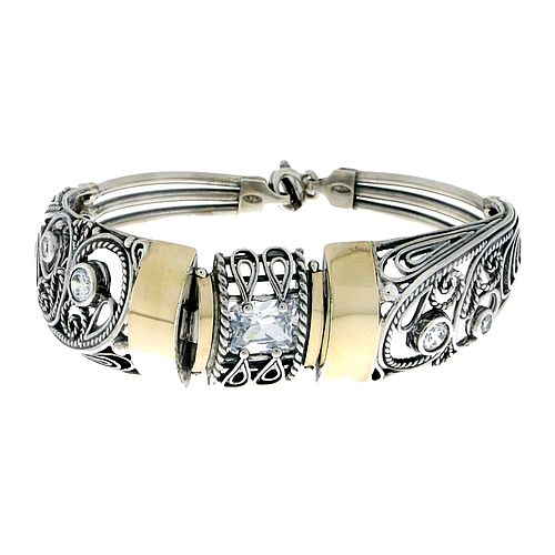 Silver and Gold Bracelet