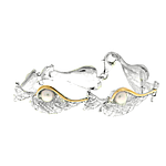 Silver and Gold Bracelet