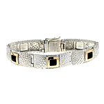 Silver and Gold Bracelet