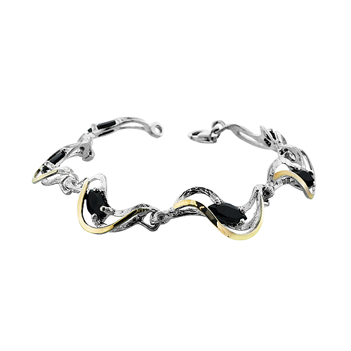 Silver and Gold Bracelet