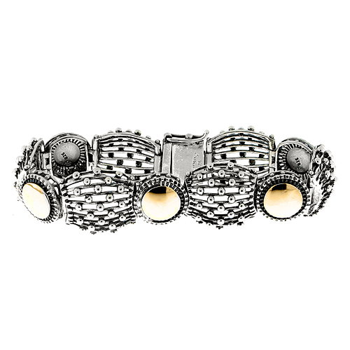 Silver and Gold Bracelet