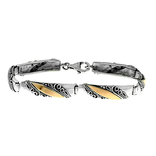 Silver and Gold Bracelet