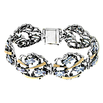 Silver and Gold Bracelet